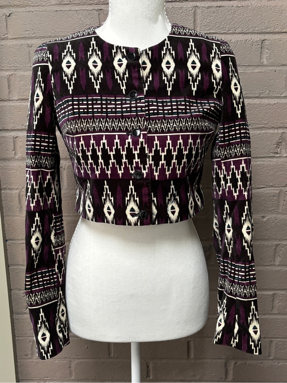 H&M Divided Crop Aztec/ Tribal Jacket 4